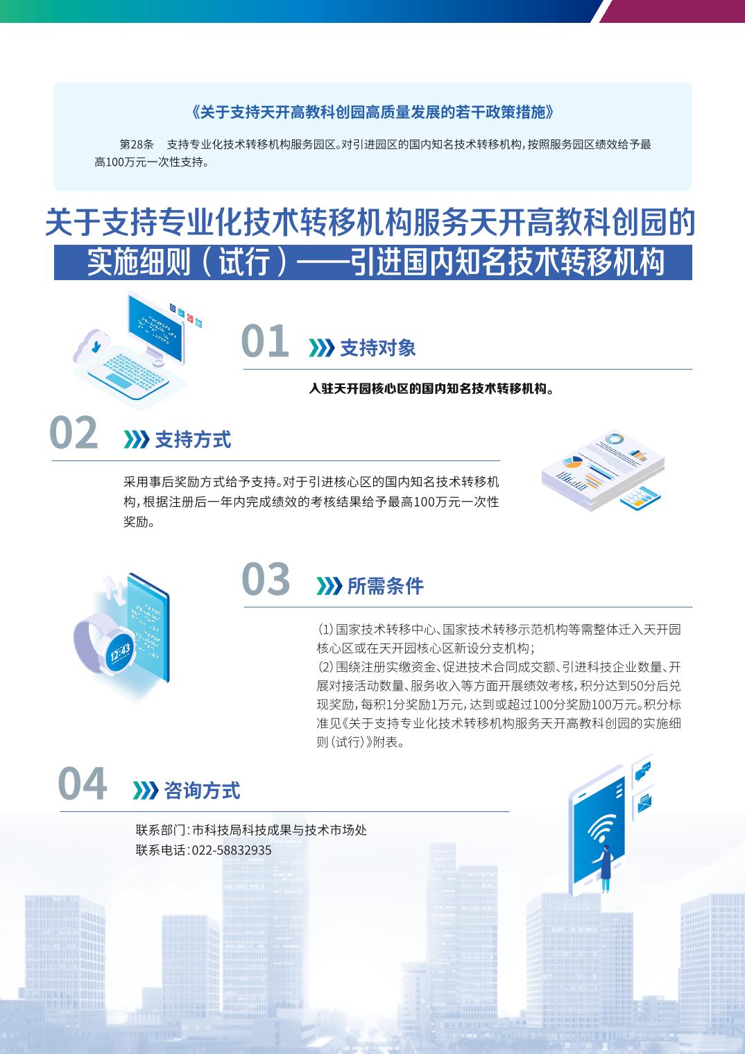 政策措施|【一图读懂】13.2 支持专业化技术转移机构-引进国内知名技术转移机构